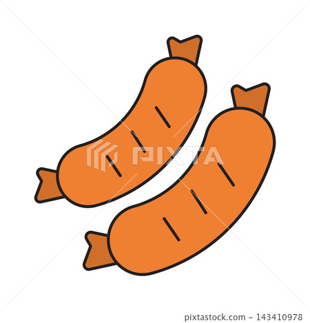 Sausage icon vector design templates simple and modern 143410978