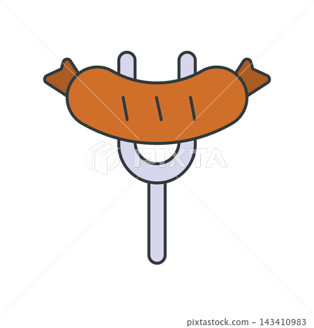 Sausage icon vector design templates simple and modern 143410983