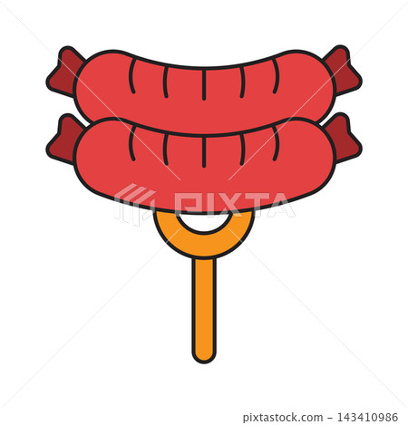 Sausage icon vector design templates simple and modern 143410986