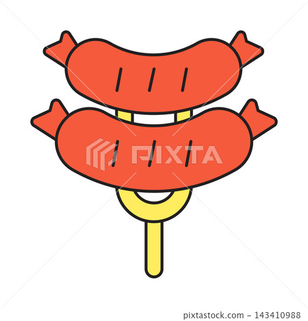 Sausage icon vector design templates simple and modern 143410988