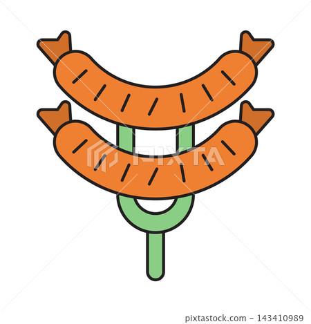 Sausage icon vector design templates simple and modern Sausage icon vector design templates simple and modern 143410989