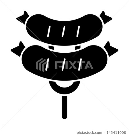 Sausage icon vector design templates simple and modern 143411008