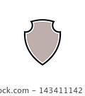 Shield icon vector design templates 143411142