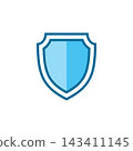Shield icon vector design templates 143411145