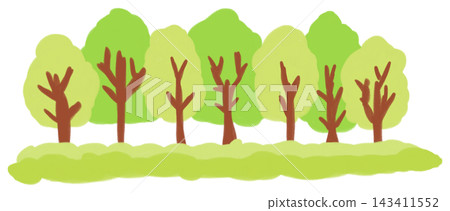 Illustration of green tree Illustration of green tree 143411552