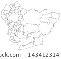 愛知縣可分割空白地圖 143412314