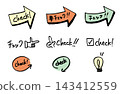 Checkmark set 143412559