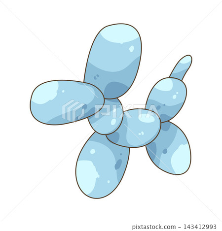 Illustration of balloon dog 143412993