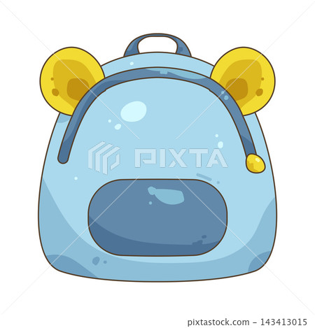 Illustration of toy backpack 143413015