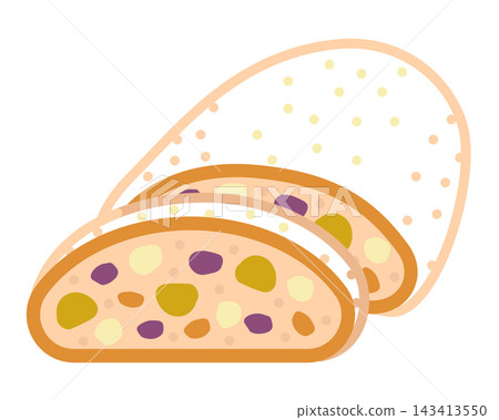 Stollen illustration 143413550