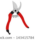 Illustration of pruning shears 143415784