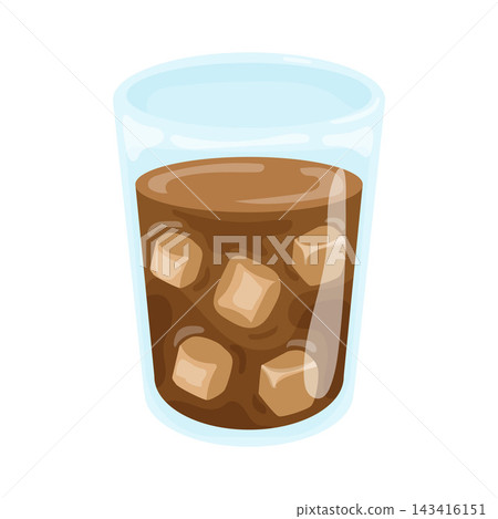 Illustration of Iced Coffee Illustration of Iced Coffee 143416151