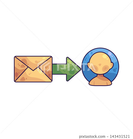 Illustration of Email Client Illustration of Email Client 143431521