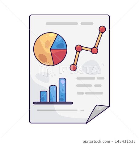 Illustration of Report Illustration of Report 143431535