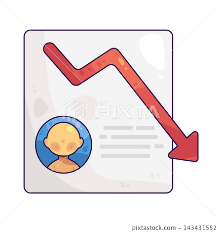 Illustration of Churn Rate Illustration of Churn Rate 143431552