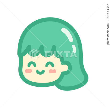 Blushing Girl Face 143433344