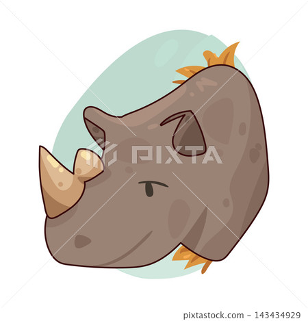Illustration of Rhinoceros Illustration of Rhinoceros 143434929
