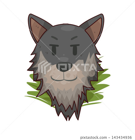 Illustration of Wolf 143434936