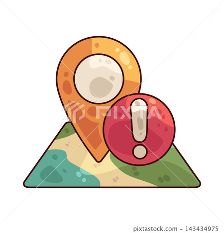 Illustration of Location Error Illustration of Location Error 143434975