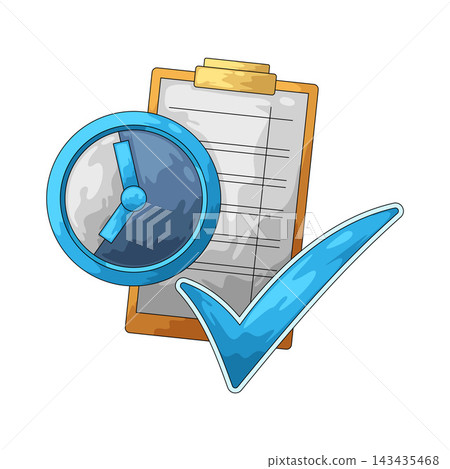 Illustration of Time Management 143435468