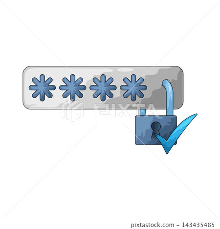 Illustration of Password Security Illustration of Password Security 143435485