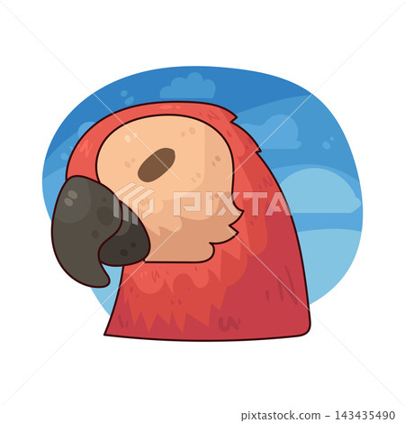 Illustration of Macaw Illustration of Macaw 143435490