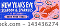 New Year's Eve Seafood and Sparkles Restaurant Booking Banner 143436274