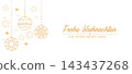 Christmas and new year festive gold illustration 143437268