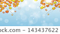 beautiful golden autumn banner 143437622