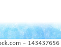 Refreshing blue watercolor gradient background frame 143437656