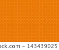 Orange rough checkered background 143439025
