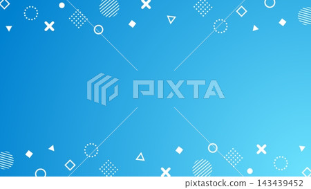 A pop-style business frame background with gradients and geometric patterns. A pop-style business frame background with gradients and geometric patterns. 143439452