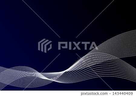 Dynamic, smooth curved background - navy Dynamic, smooth curved background - navy 143440409