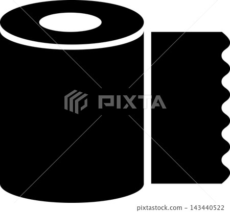 Toilet paper pictogram for disaster preparedness supplies Toilet paper pictogram for disaster preparedness supplies 143440522