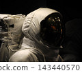 Moon Astronaut Spacesuit with Gold Visor Display 143440570