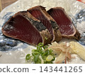 Delicious bonito sashimi 143441265
