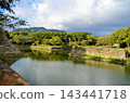 Hagi Castle Ruins Inner Moat 143441718