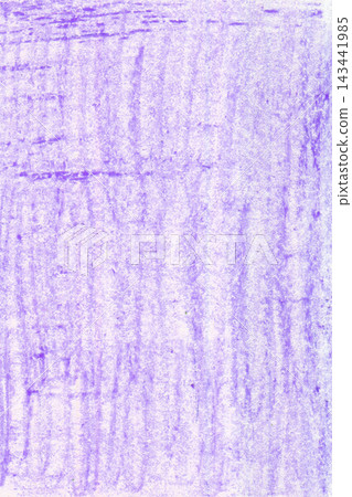 Light purple oil pastel shading texture on paper top view. Vertical background of hand drawn crayon strokes and wax texture on white paper. Light purple oil pastel shading texture on paper top view. Vertical background of hand drawn crayon strokes and wax texture on white paper. 143441985