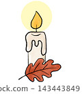 Candle Halloween  143443849