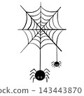 halloween spider web 143443870