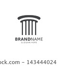 Illustration of a pillar with a minimalist concept. 143444024