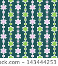 Floral vertical stripe pattern_5 143444253