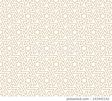 Seamless geometric pattern in arabic style Seamless geometric pattern in arabic style 143445142