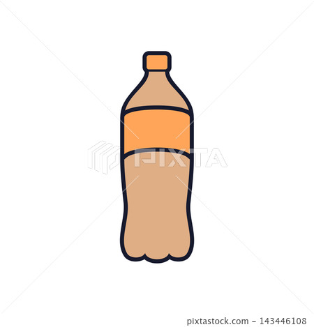 Soda Bottle Icon Vector Template Illustration Design Soda Bottle Icon Vector Template Illustration Design 143446108