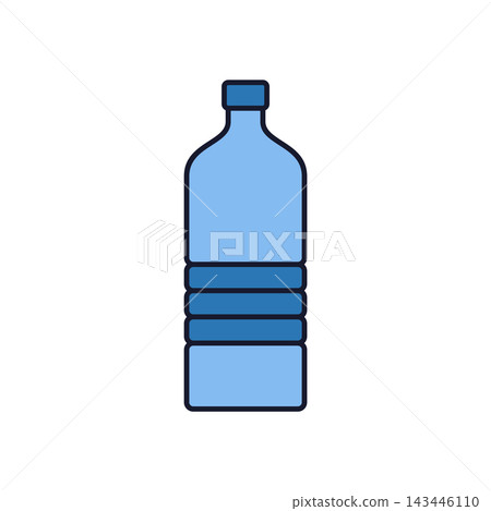 Mineral Water Bottle Icon Vector Template Illustration Design Mineral Water Bottle Icon Vector Template Illustration Design 143446110