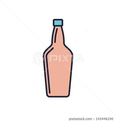 Bottle Icon Vector Template Illustration Design 143446240
