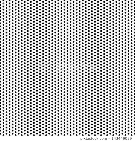 Dot seamless pattern. Abstract geometric dotted flat background. Black polka dot simple pattern. 143449059