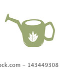 vector illustration watering can 143449308