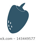vector illustrations pepper 143449577