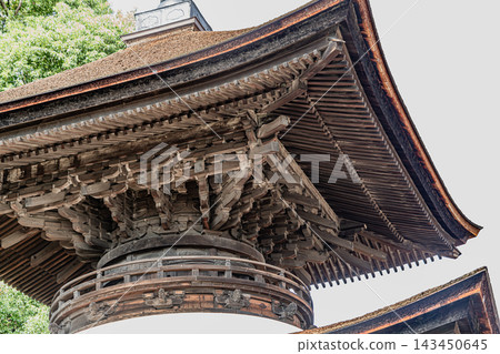 稻澤市萬德寺內的景色：日本傳統技藝與工匠大師的技巧。 143450645